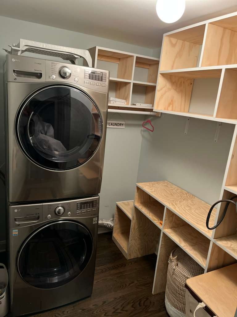 Utility Closet Shelving